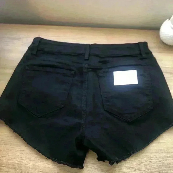 KanCan jean black cut off shorts sz 28/9 NWT - Picture 5 of 7